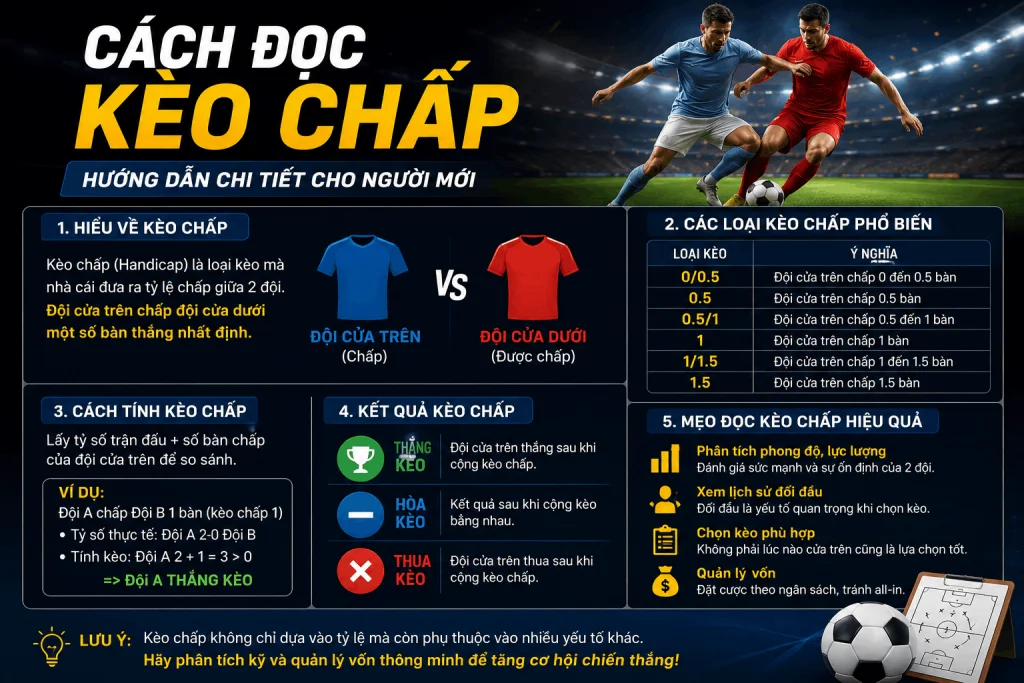 cách đọc kèo chấp